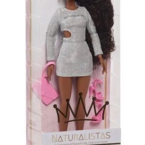 Silver and Pink Fashion Doll